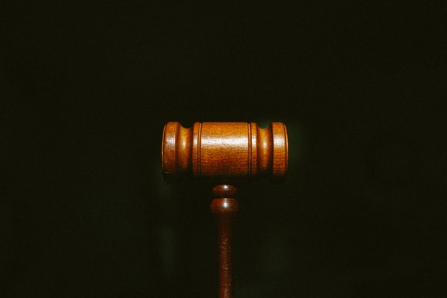 Wooden Court hammer for judge